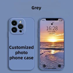 Personalized Shockproof Phone Case with Custom Photo Design - iPhone 12 Mini (GRAY)