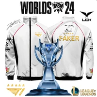 T1 E-sports Club Champion Five-Star Limited Team Uniform Jacket Faker Fans Support Fashion Jacket League Of Legends Men Clothing 1