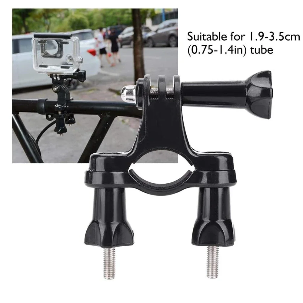 Pince Guidon Vélo pour GoPro - Support Action Cam Noir