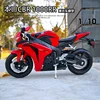 WELLY 1:10 HONDA CBR1000RR Alloy Racing Motorcycle Model Diecasts Metal Street Sports Motorcycle Model Simulation Kids Toys Gift 2