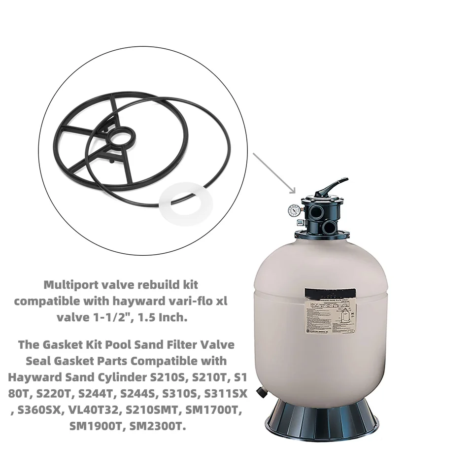 Lot De 6 Joints Toriques De Rechange Pour Modèles De Filtres