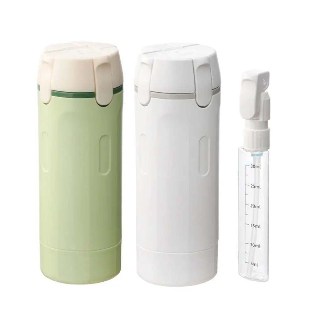 4 in 1 Travel Refillable Bottles Set Reusable 40ml Pump Lotion Bottles Detachable Portable Empty Bottle Kit Shower Gel