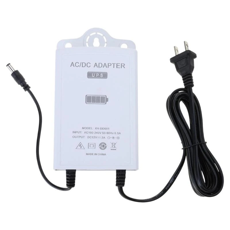 12V-2A Uninterruptible Power Supply Mini UPS Battery Backup for WiFi, Router, Modem, Security Camera Universal