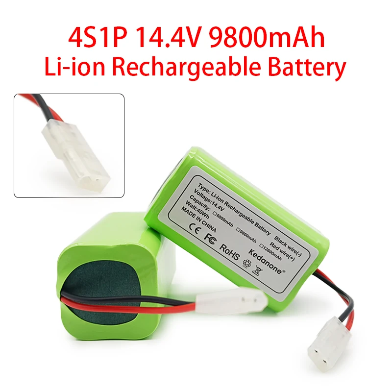 

4S1P 14.4v 9800mh 18650 Lithium Battery Xiaomi Mi Robot Vacuum Cleaner MJSTG1 Robot Vacuum Cleaner Rechargeable Battery