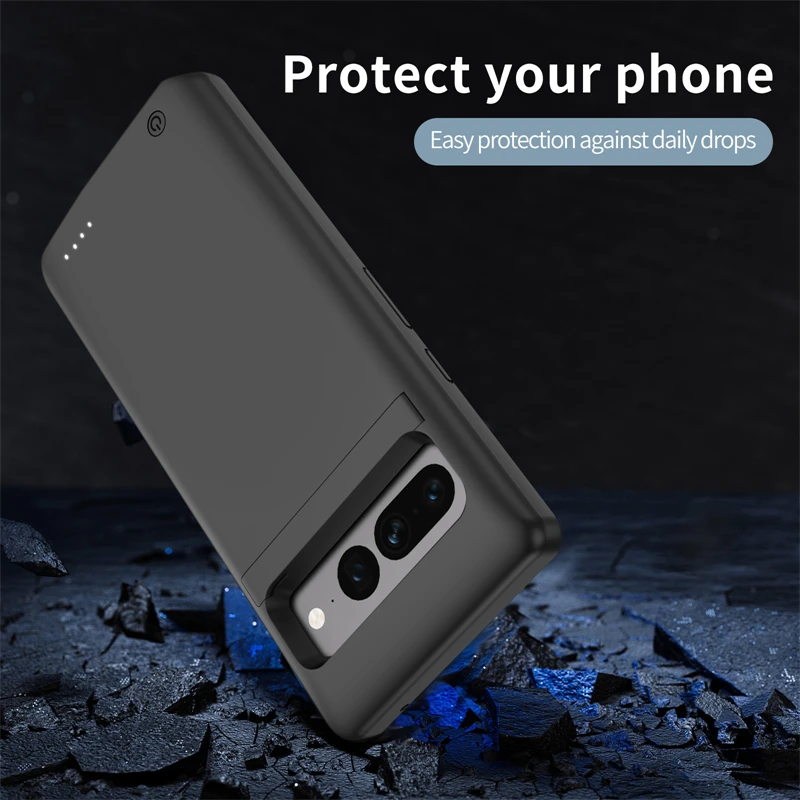 10000mAh Battery Charger Case For Google Pixel 8 Pro/Pixel 8 Charging Power  Bank
