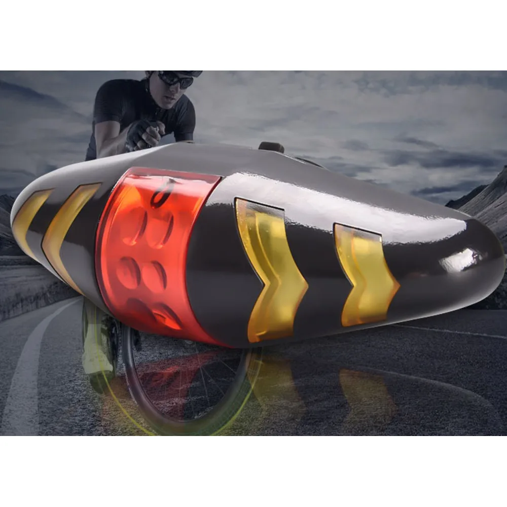 Bicycle mountain bike USB intelligent charging, remote control turn signal, night warning taillights, riding equipment_voghion.com