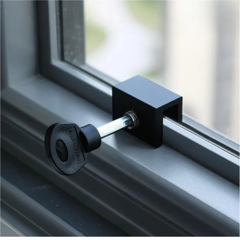 Sliding Sash Stopper Cabinet Locks Straps Doors Security Anti-theft lock Window Sliding Door Baby Kids Child Safety Doors Lock