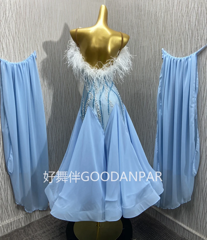 社交ダンスドレス競技ドレスモダンドレススタンダ