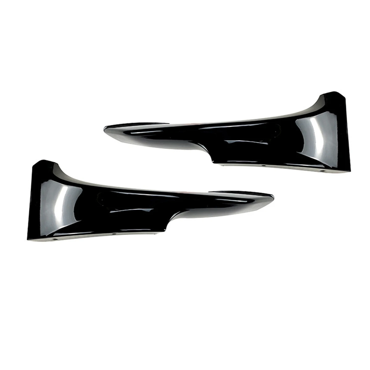 Per-Bmw Serie 3 E92 E93 M-Tech 325I 328I Late Stage 2009-2013 Splitter Per Angoli Anteriori Spoiler Per Paraurti Per Labbra Nero