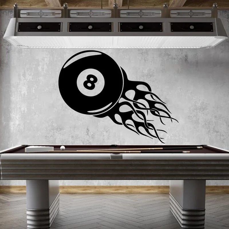 BilliardWallDecalBilliardBallPoolWallStickerBilliardWindow