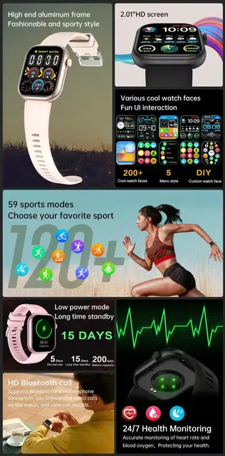 Nuovo orologio di moda per Xiaomi uomo donna display AMOLED HD