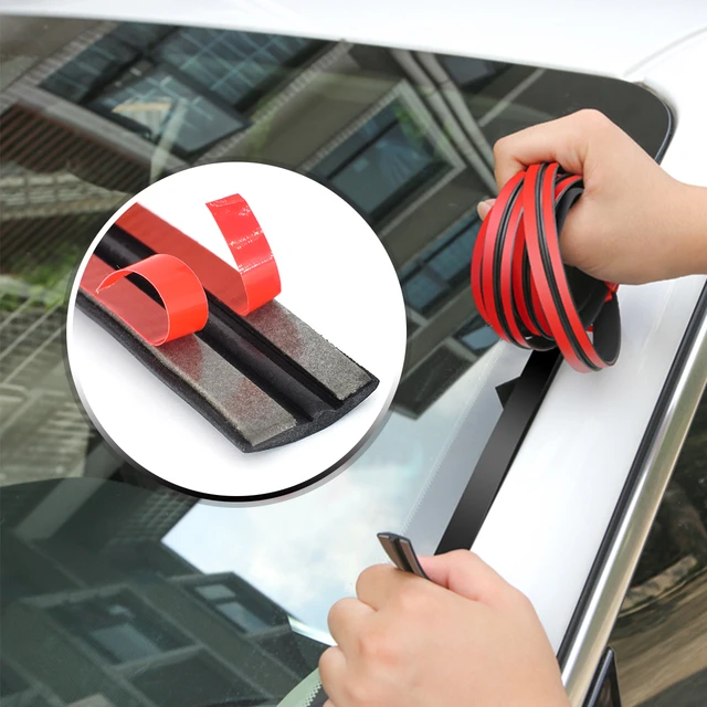 Car Rubber Seal Strips Edge Sealing Auto Roof Windshield Sealant Protector Strip  Window Sticker Noise Insulation Weatherstrip - AliExpress