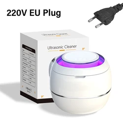 Ultrasonic Jewelry and Denture Cleaner with UV Sterilization (220V EU Plug)