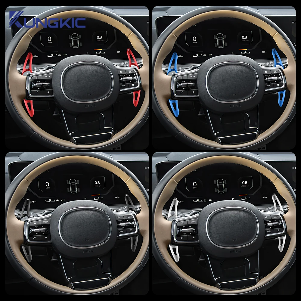 Enhanced Car Steering Wheel Shift Paddle Gear Extensions | Stylish DSG Enhancements for Enhanced Driving Experience