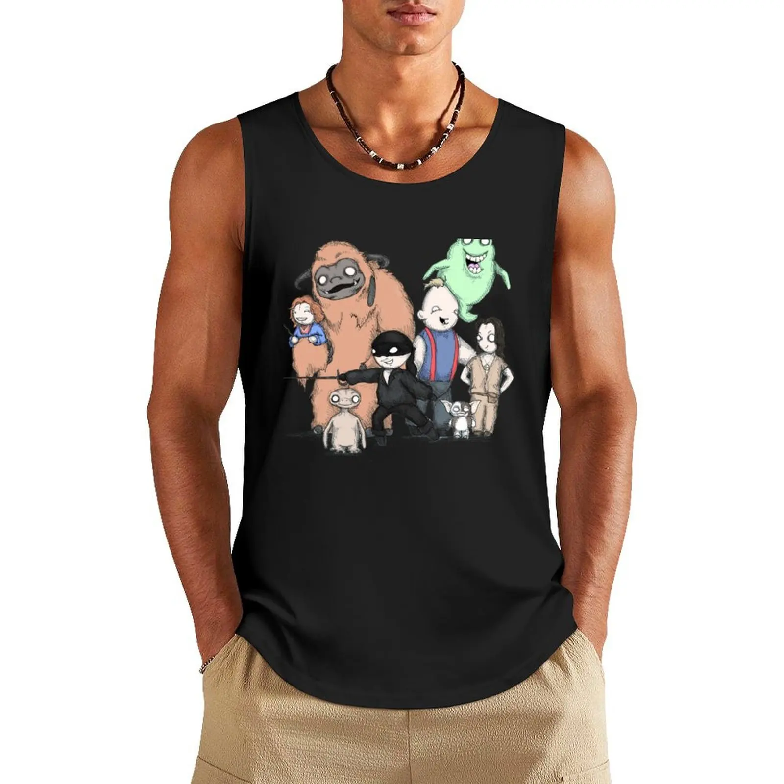 

Retro Childhood Tank Top men clothing running shirt underwear clothes for men summer vest for men