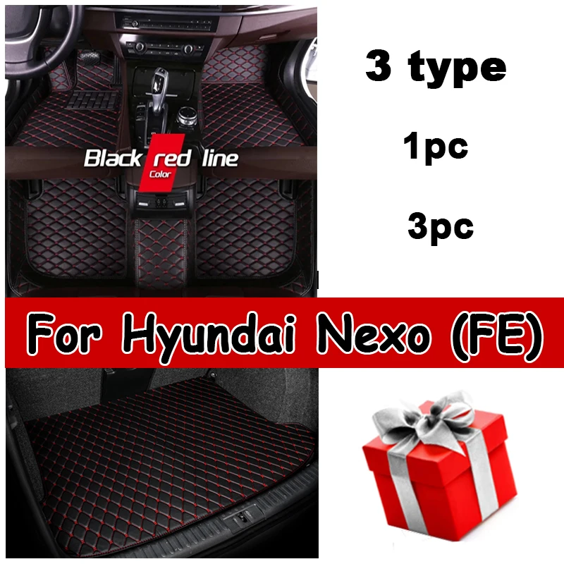 

Автомобильные коврики для Hyundai Nexo Hyeondae Negso FE 2019 2020 2021 2022, 5-местный коврик, водонепроницаемые автомобильные аксессуары