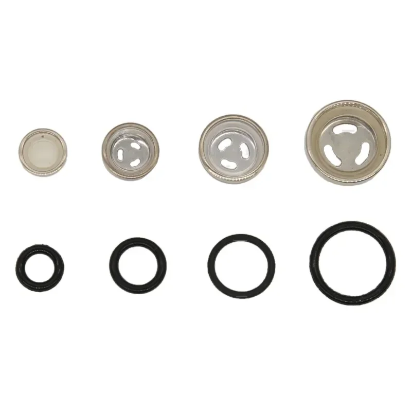 

Motorcycle Metal Sight Oil Sight Glass Seals For Master Cylinder Diameter 18mm Iron + Rubber