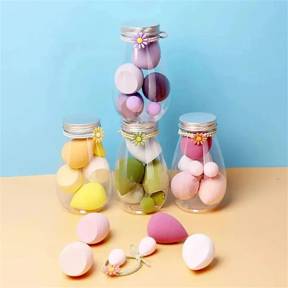 Makeup egg Dry wet dual use Water droplets Diagonal cut Independent packaging No powder Powder puff