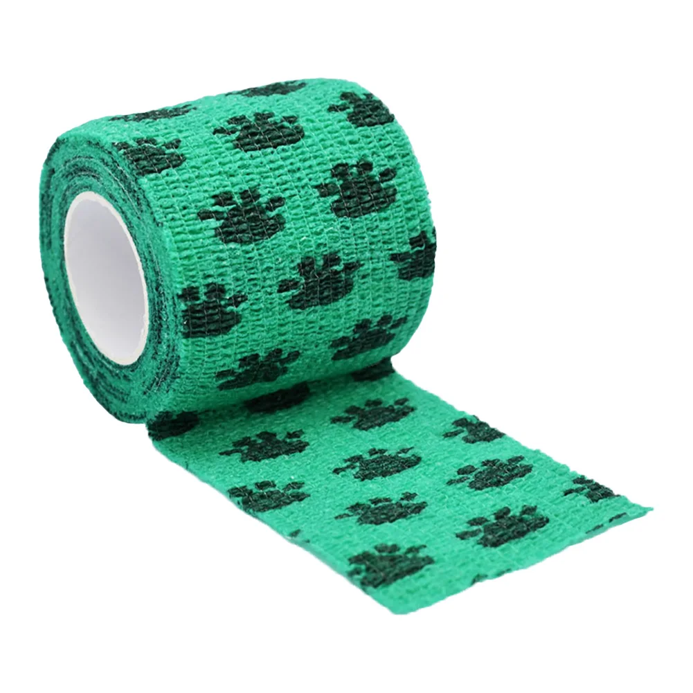6Pcs Elastic Sports Bandage Self-Adhesive Vet Wrap Tape Wear Resist Cohesive Guard Bandage for Knee Ankle Support Pads