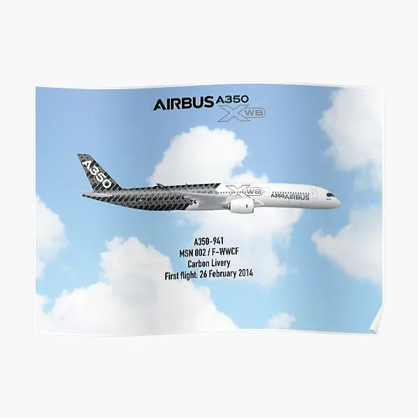 

Постер A350 из углеродного волокна для комнаты, современная картина, украшение для дома, настенный принт, винтажная роспись, искусство, смешные картины, Декор, без рамки