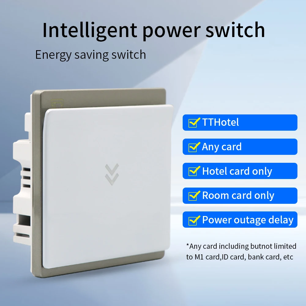 ES3-BT TTHotel 40A Energy Saving Switch Saver AC180-250V S50 Card Power Saver Ap