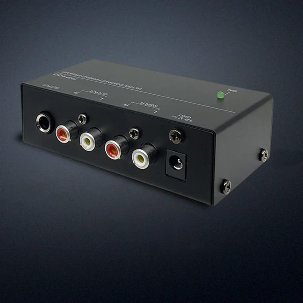 Mini Stereo Four Channels Headphone Amp Ultra Compact Durable Audio Amplifier With Power Adapter For Stage Studio