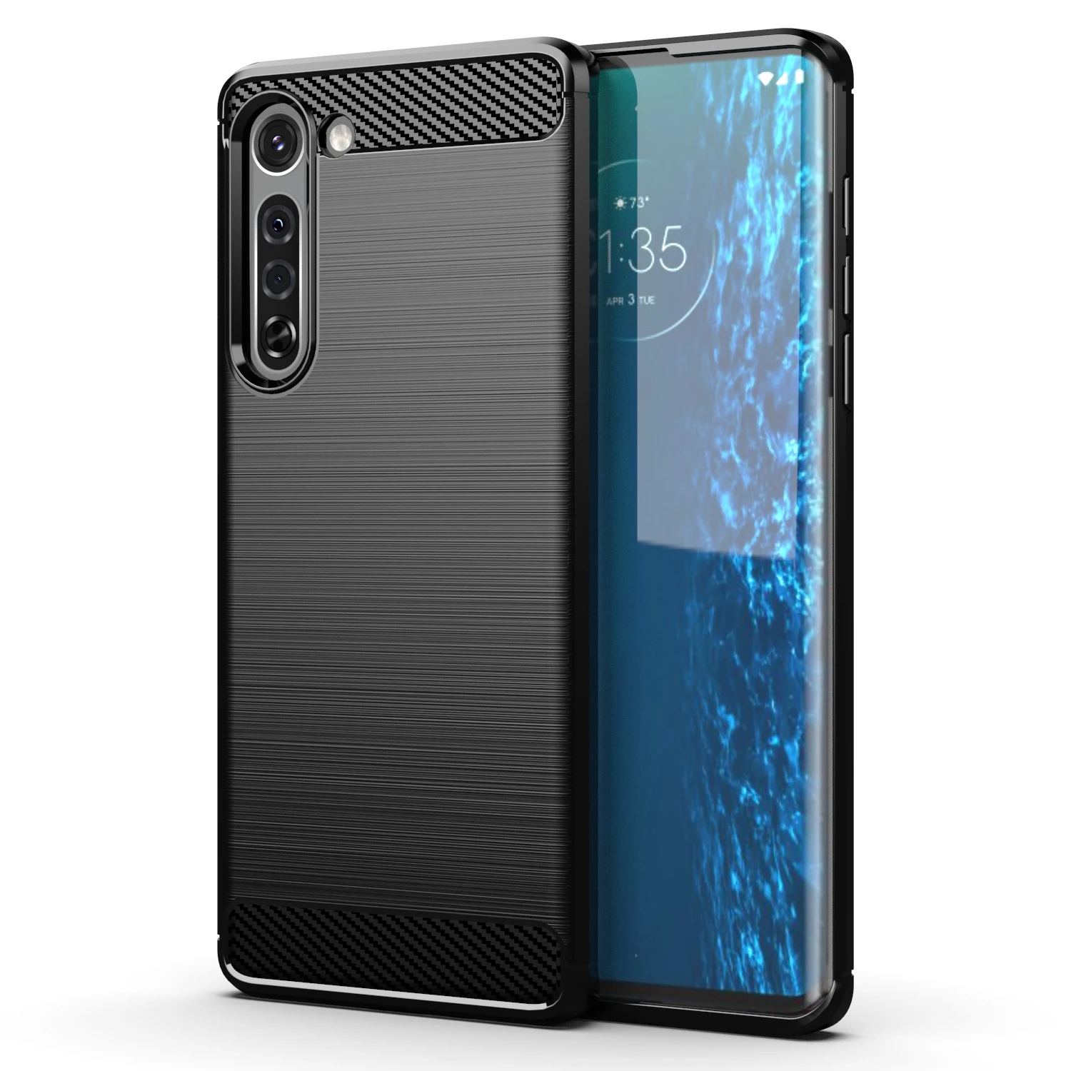 Premium Rugged Soft Carbon Fiber Phone Case Cover