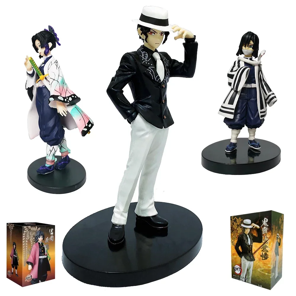 Anime Figure Demon Slayer Figures Kimetsu No Yaiba Doll Tanjiro Nezuko Zenitsu Figurine Inosuke Warrior Action Figure Model Toys - Bilde 2