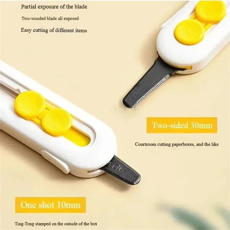 자석식 택배 개봉칼 다기능 휴대용 택배 개봉칼 접이식 자동잠금 리바운드 아트 나이프 도구