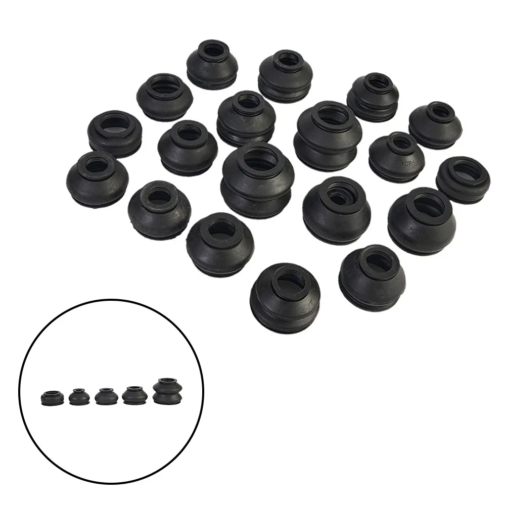 28 stücke Kugelgelenk Boot Suspension Lenkung Staub Abdeckung Track Spurstange Linkage Kit Spurstange Ende Und Kugelgelenk Staub stiefel Abdeckung – Detail 3