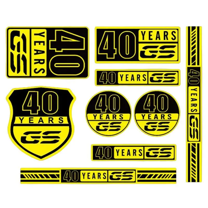 

GS Motorcycle Sticker Waterproof Motorcycle Decals Fit For GS 40 Year F650/700/800/850GS G310GS R1200/1250GS Universal