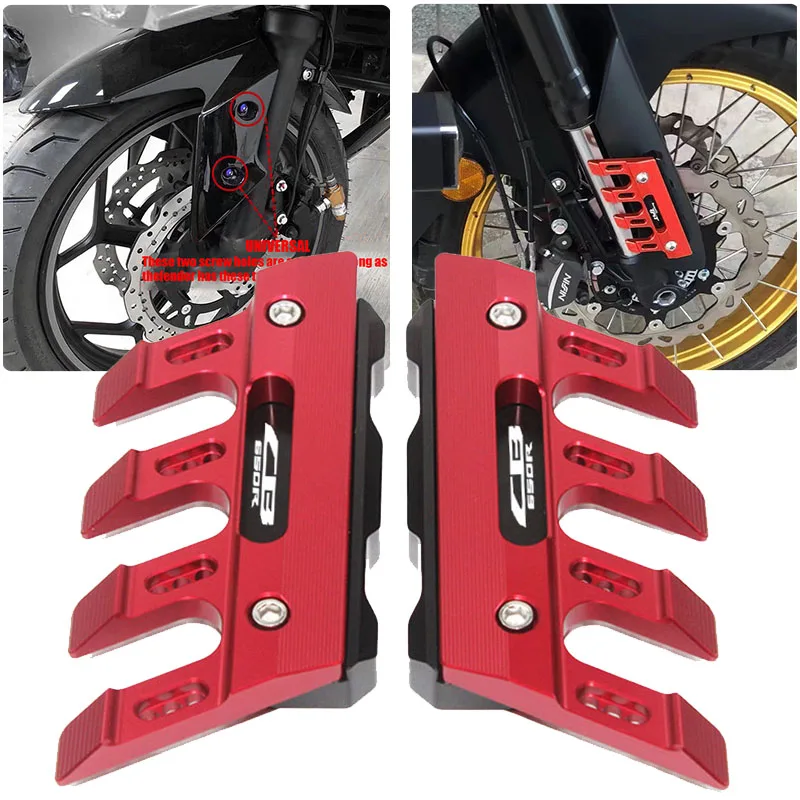 

Motorcycle Front Fender Side Protection Guard Mudguard Sliders For HONDA CB650R CB 650R Accessories universal
