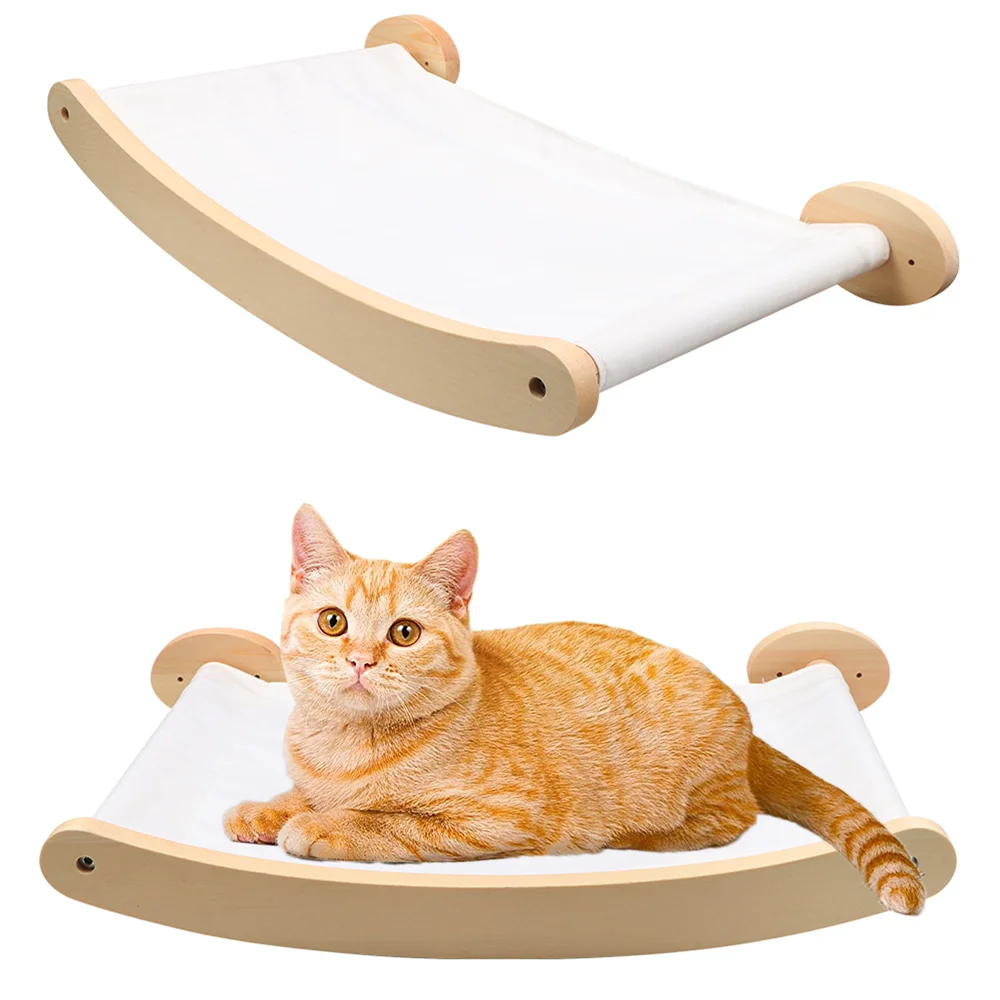 WoodenCatHammocksFurnitureCatSupplies1PcWallMountedCat