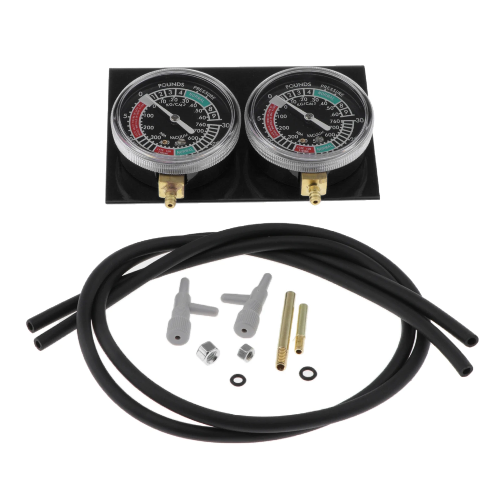 

Motorcycle Carburetor Vacuum Gauge Balancer Durable for 2 Cylinder Engines