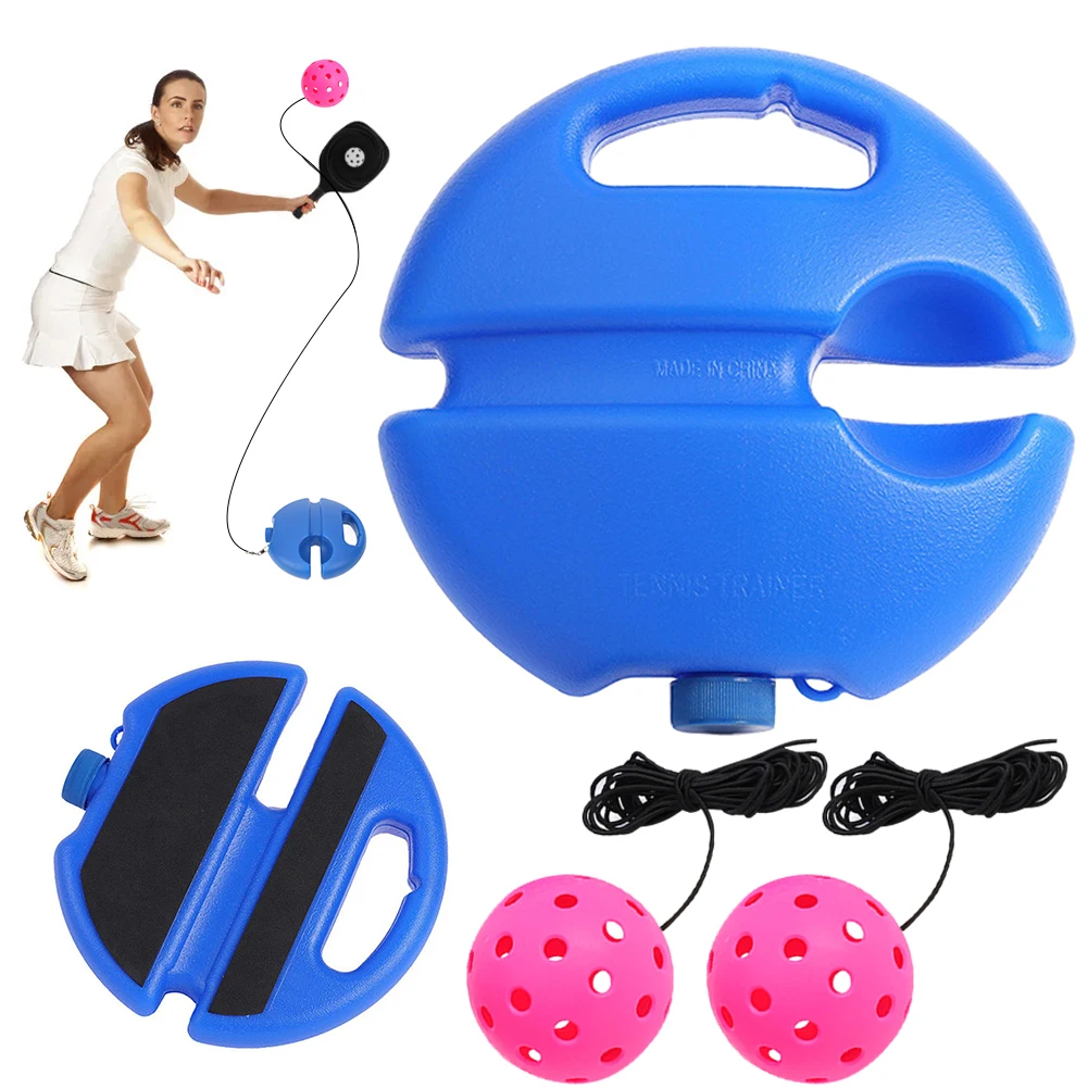Pickleball Trainer Pickleball Ball Baseboard Indoor Outdoor Training Tool Exercise Kids Adult Single Player pickleball trainer