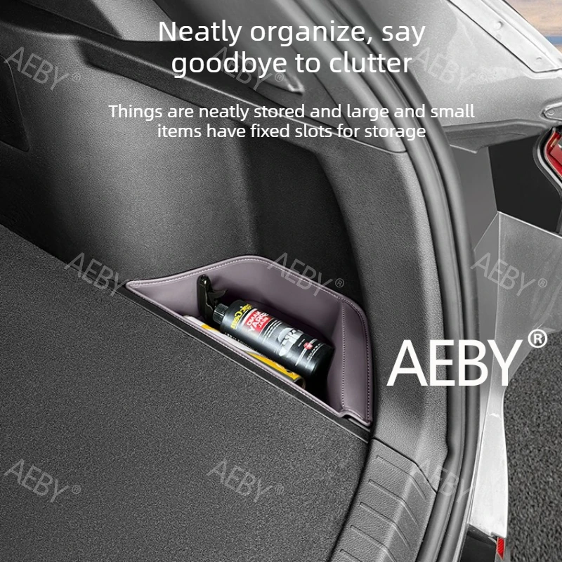 BYD Seal U DM-i 2020-2025 트렁크 사이드 수납함 & 오거나이저 매트, 방수 사이드 빈 & 논슬립 패드, 사이드 수납함