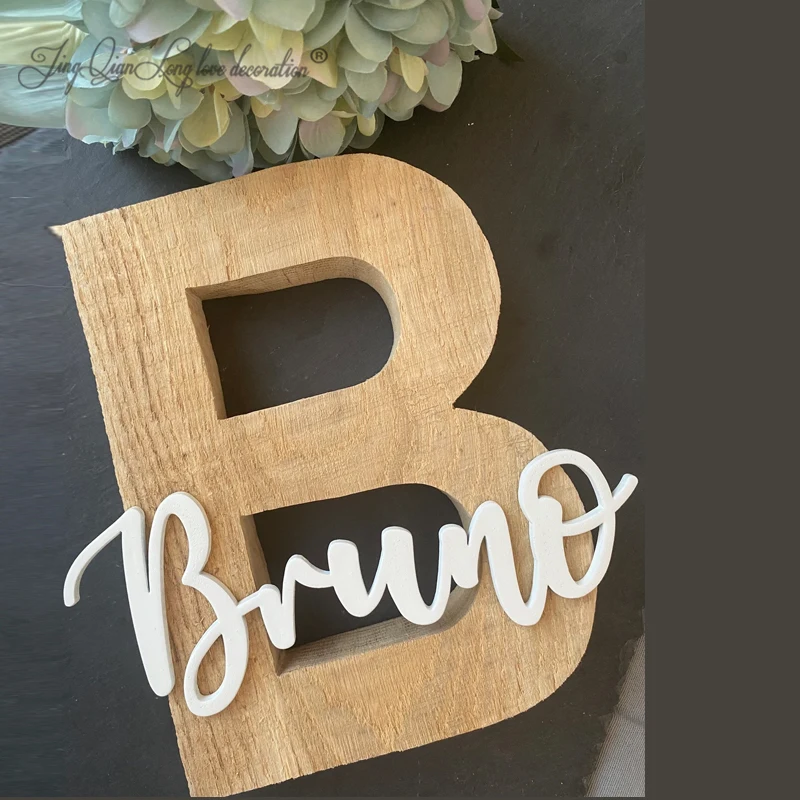 Nome In Legno Segno Nome Personalizzato Segno Baby Shower Regalo Personalizzato Nursery Decor Nome Decorazione Della Parete Segno Per Nursery Nome Per