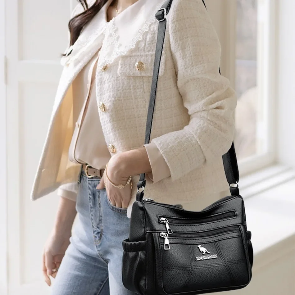 ★MUCENT★ Lux leather shoulder bag cross bag unisex High Quality Women Shoulder Bag Leather Luxury Handbags