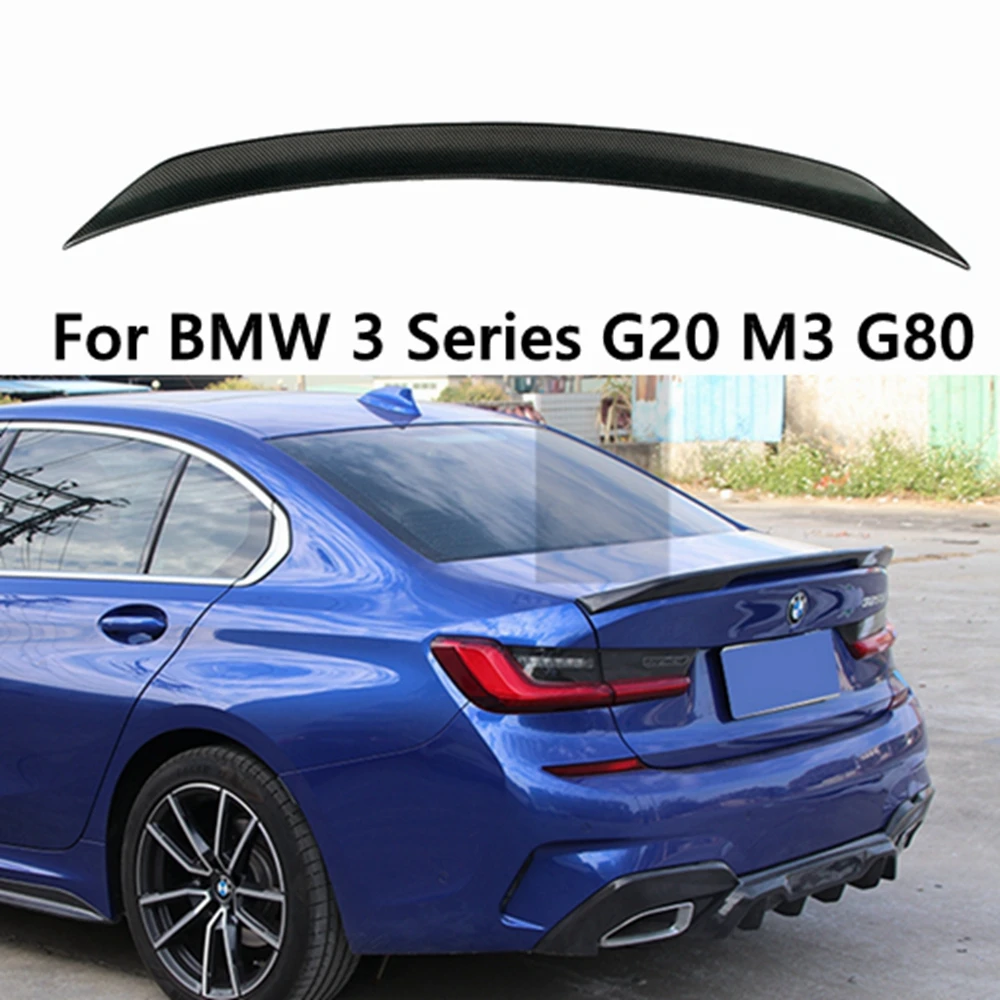 

For BMW 3 Series G20 G28&M3 G80 MP Style Carbon Fiber Rear Spoiler Trunk Wing 2018-2023 FRP Forged Carbon