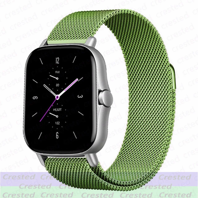 Elegant Milanese Metal Watch Bracelet, 20mm/22mm