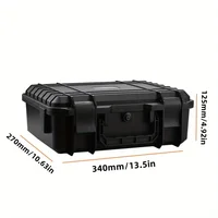 1pc Waterproof Hard Carry Case Bag Tool Case With pre-cut Sponge Storage Box Safety Protector Organizer Hardware Toolbox 2