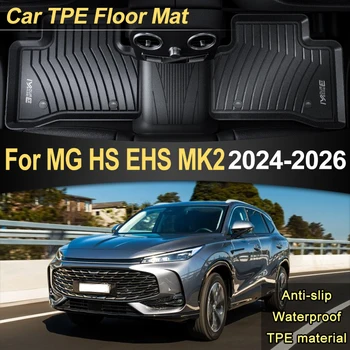 Auto TPE Tappetino LHD Per MG HS 2024 2025 2026 EHS Roewe D5X Accessori Fango Impermeabile Piede Completo Cuscino Pad Anti-sporco Tappeto