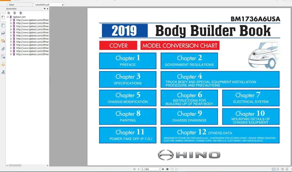 

Hino Truck Workshop Manuals [2001-2019] DVD