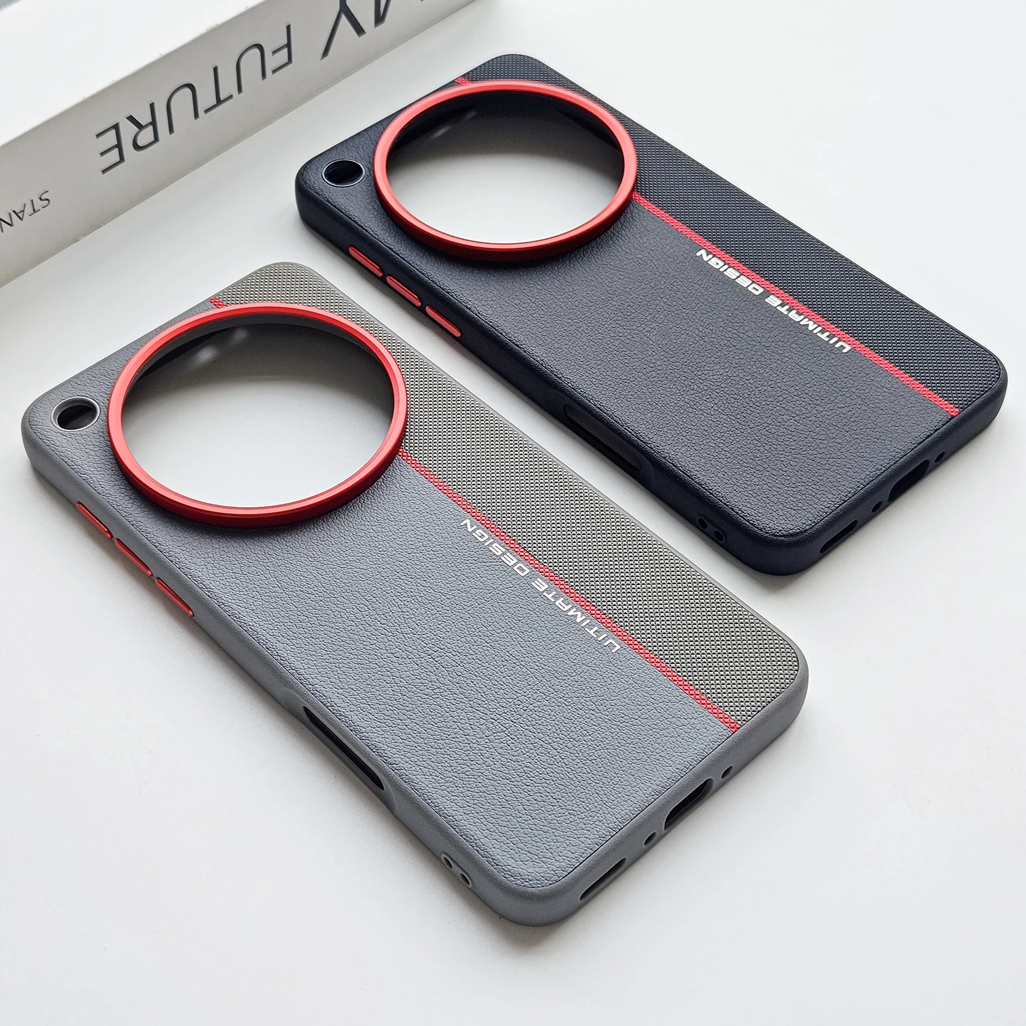 OPPO Find X9 Ultra Stylish PU Leather Splicing Ultra-Thin Protective Phone Case