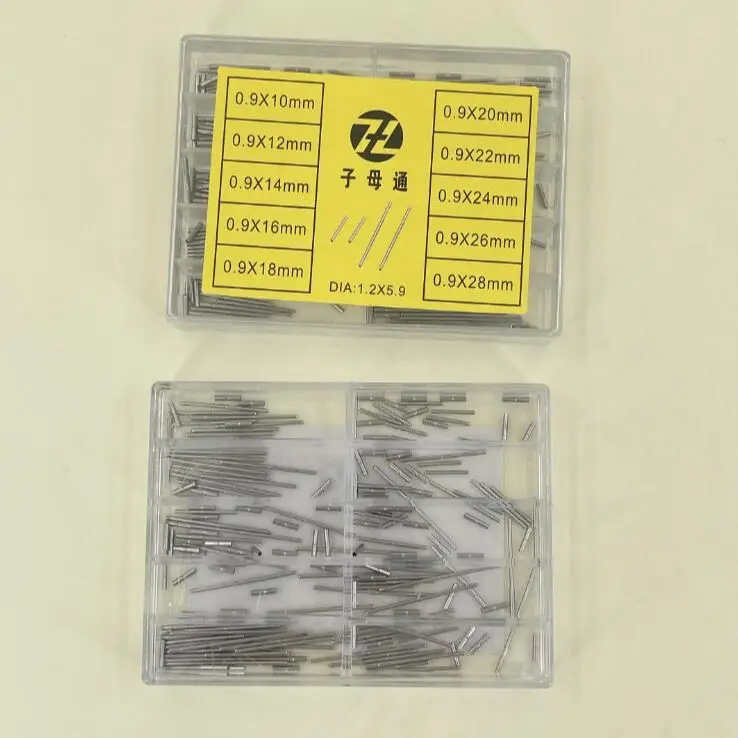 

1 Set of 0.9mm Stainless Steel Notched Pins and Tubes Kit for Linking Watch Bracelet Band Straps W0754