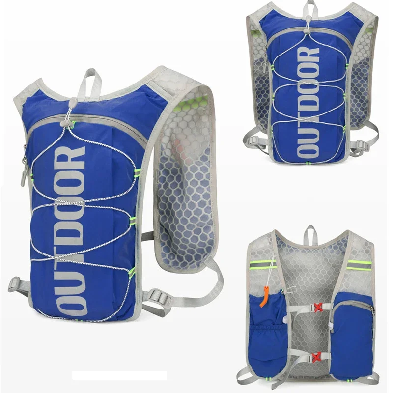 5L Breathable Hydration Vest Trail Running Backpacks Lightweight Cycling Run Jogging Marathon Backpack Riding Bike Climbing Bag 5