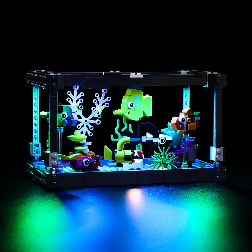 

JOY MAGS Only Led Light Kit for 31122 Fish Tank Building Blocks Set (NOT Include the Model) Lamp Bricks Toys for Children