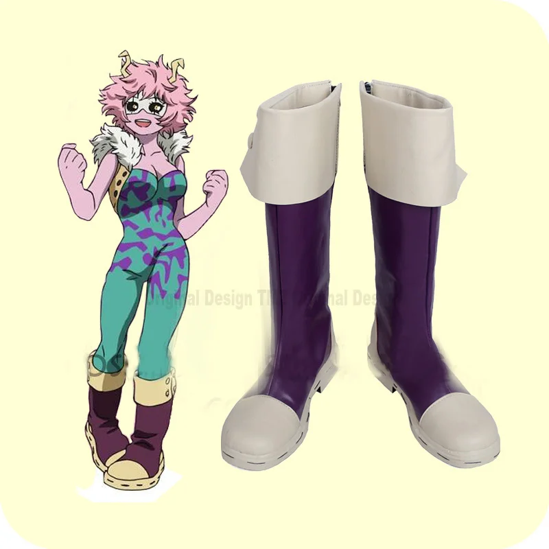 

My Hero Academia Boku no Hero Akademia Mina Ashido Cosplay Shoes Boots Women's Halloween Carnival Party Costume Accessories