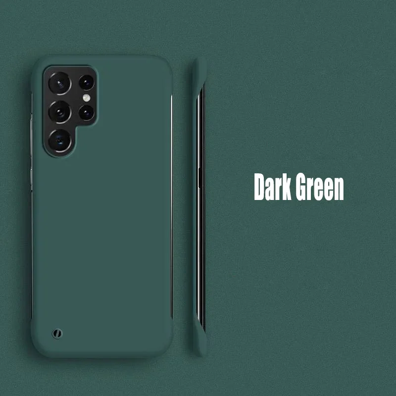 Ultra Slim Frameless Matte Hard Phone Cover