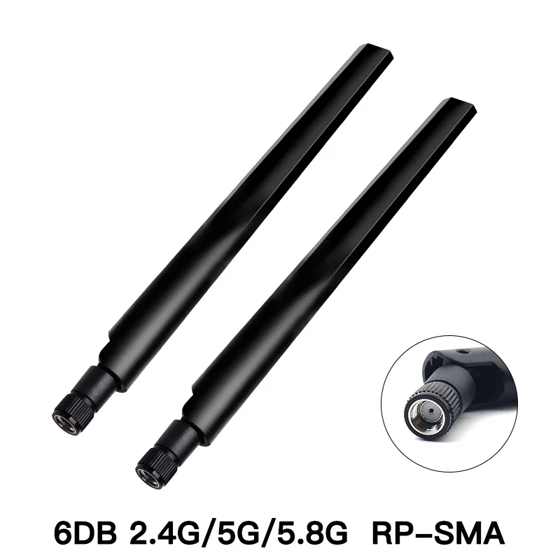 2x6Dbi 미니 PCIE WiFi 안테나 세트 MPE-AXE3000 AX3000H AX210HMW AX200HMW용 20cm 연결 케이블 듀얼 밴드